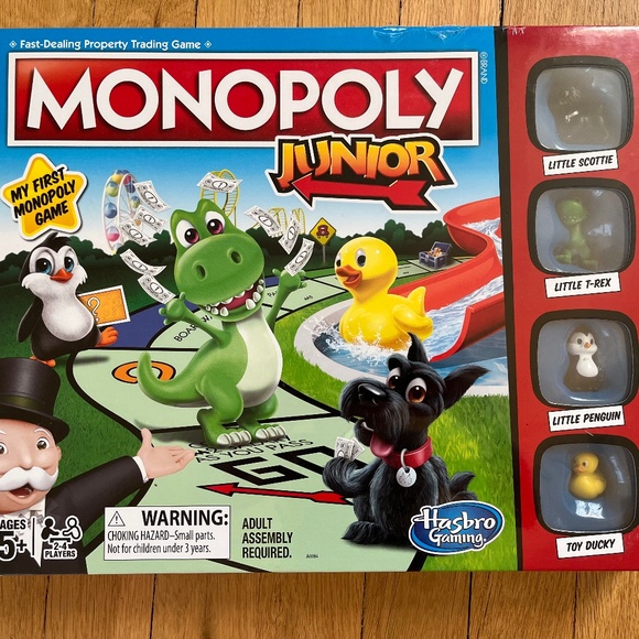 Hasbro Other - Sealed Brand New Monopoly Junior Board Game New In Box